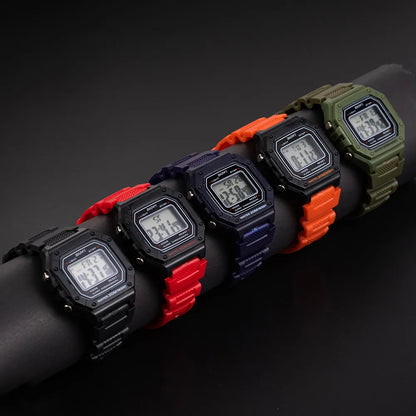 Luxury Waterproof Digital Men's Wristwatch with Square Dial - Smarsty