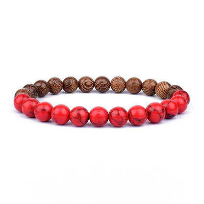 Volcanic Stone Bracelet for Men with Mood Tracking Feature - Smarsty