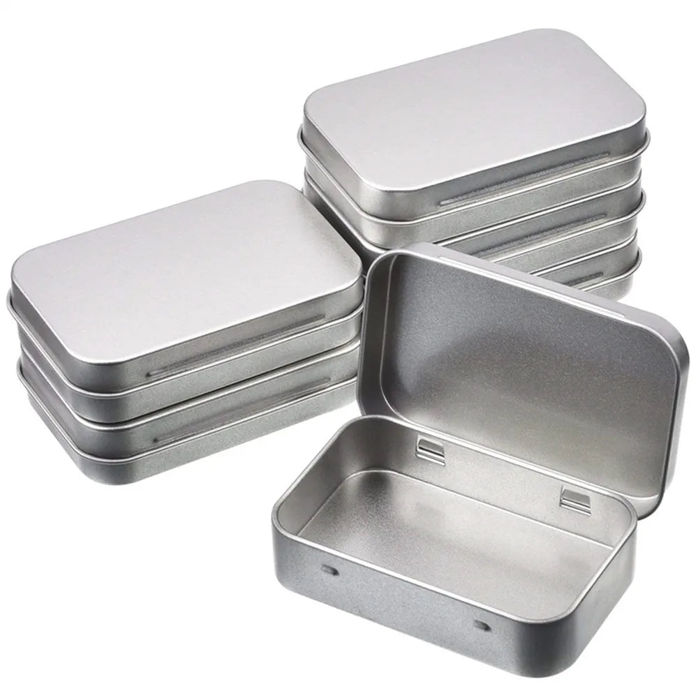 Small Metal Storage Box for Jewelry and Coins - Smarsty