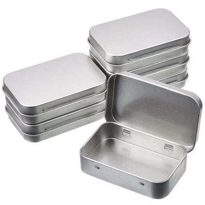 Small Metal Storage Box for Jewelry and Coins - Smarsty