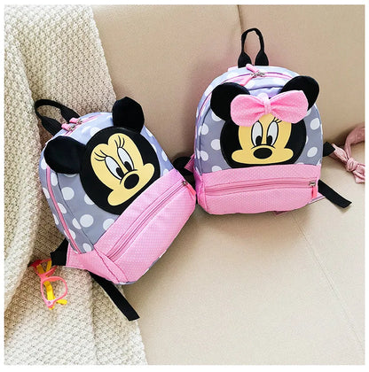 Cute Cartoon Kids Backpack Minnie Mouse Style For Toddlers - Smarsty