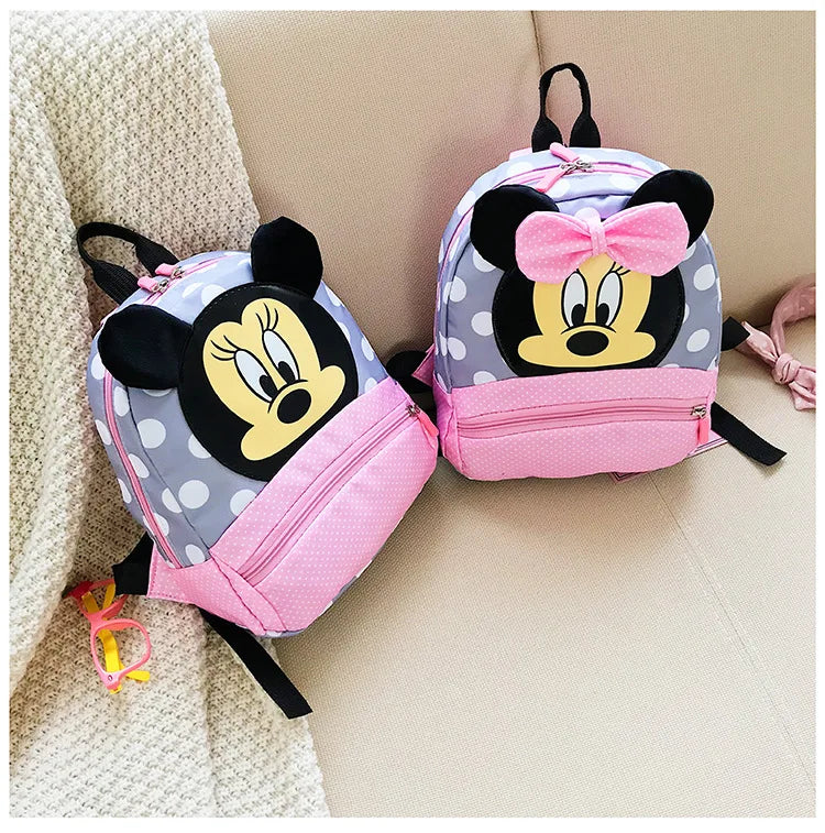 Cute Cartoon Kids Backpack Minnie Mouse Style For Toddlers - Smarsty