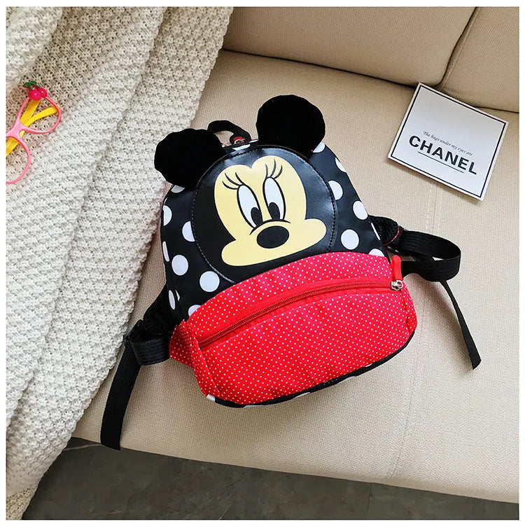 Cute Cartoon Kids Backpack Minnie Mouse Style For Toddlers - Smarsty