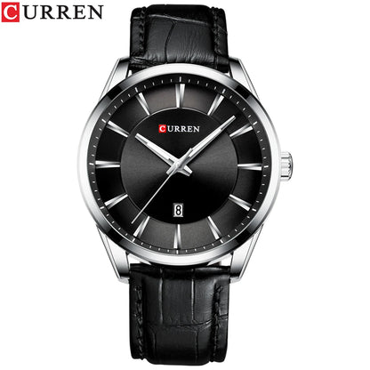CURREN Luxury Quartz Watch for Men with Leather Strap - Smarsty
