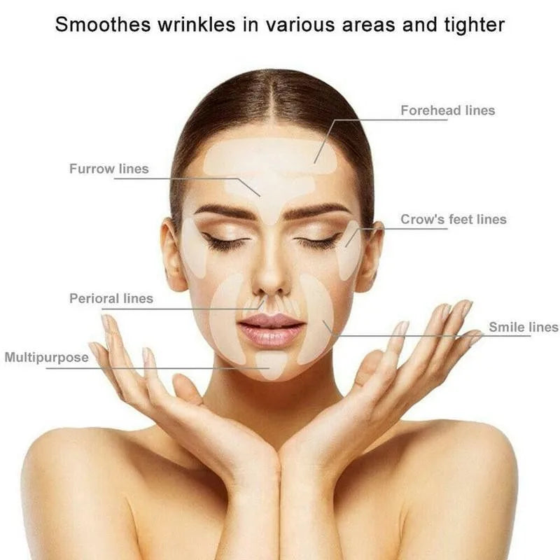 16pcs Reusable Silicone Wrinkle Removal Patches for Skin Care - Smarsty