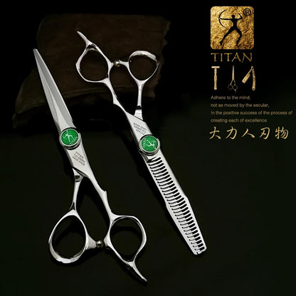 Titan 6 Inch Professional Hairdressing Scissors for Precision Cutting - Smarsty
