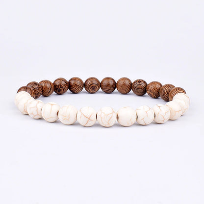 Volcanic Stone Bracelet for Men with Mood Tracking Feature - Smarsty