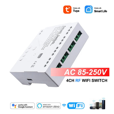 Smart WiFi Relay Switch Module with Alexa Compatibility - Smarsty
