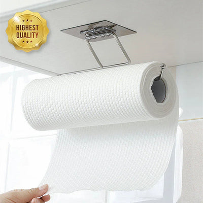 1/2pcs Hanging Toilet Paper Holder Roll Paper Holder Bathroom Towel Rack Stand Kitchen Stand Paper Rack Home Storage Racks by Smarsty