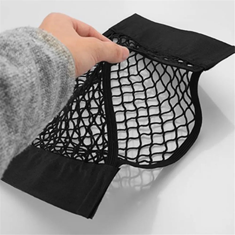 Car Trunk Box Storage Net Bag Organizer Space Saving Cars - Smarsty