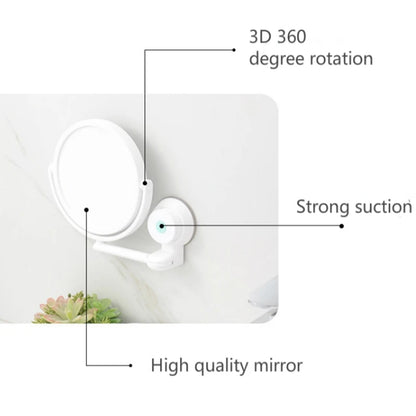 HD 360 Degree Rotating Vanity Mirror With Magnification - Smarsty