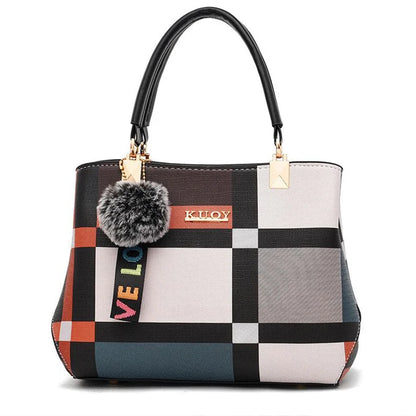 PU Leather Crossbody Handbag For Women With Zipper - Smarsty