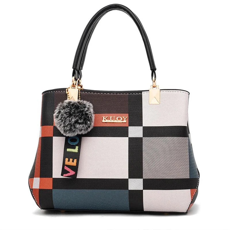 PU Leather Crossbody Handbag For Women With Zipper - Smarsty