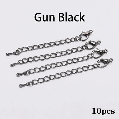 10pcs Extension Chains With Lobster Clasps Adjustable - Smarsty