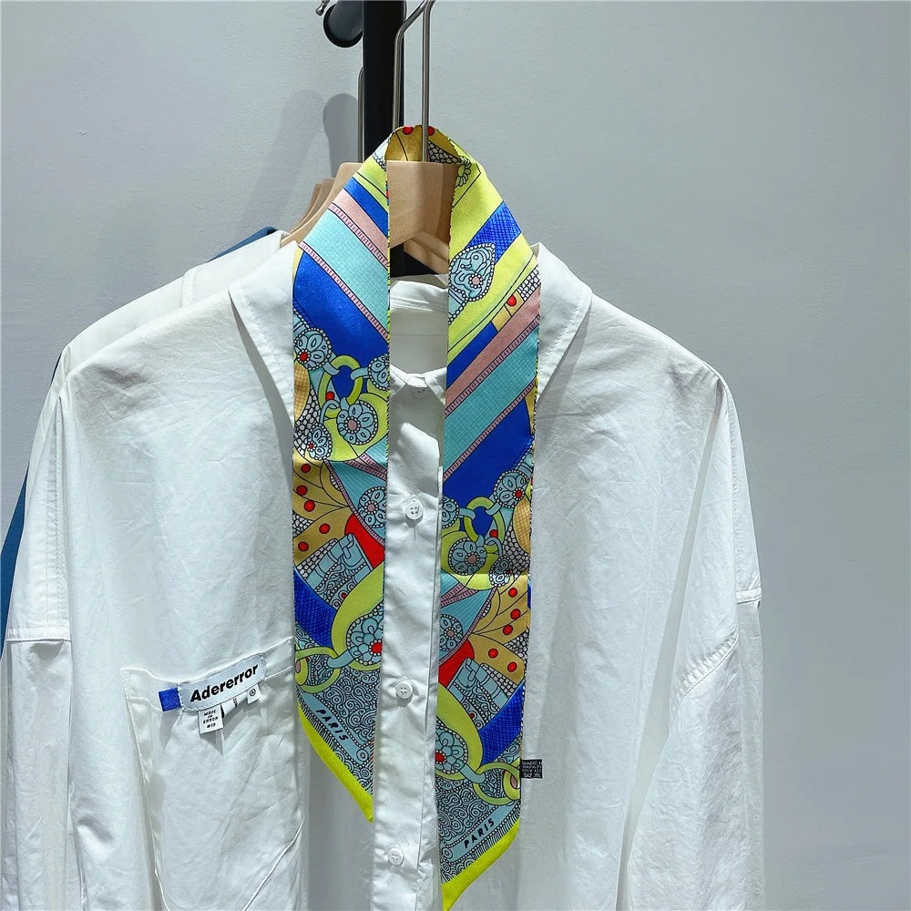 Silk Summer Scarf for Women Lightweight Neckwear - Smarsty