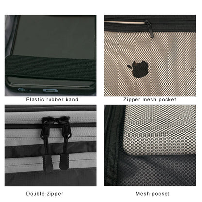 Multi Layer Electronic Accessories Organizer for Travel - Smarsty