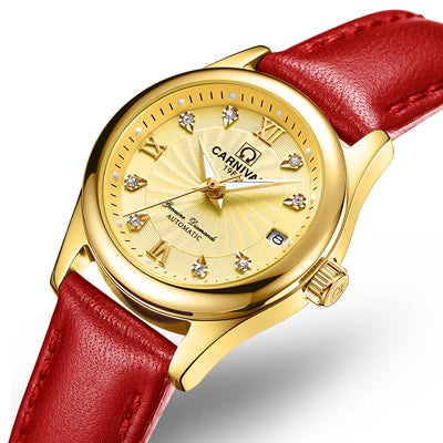 Carnival Luxury Women's Mechanical Watch with Sapphire Crystal - Smarsty