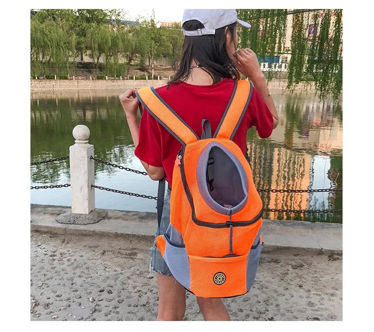 Portable Dog Carrier Backpack for Travel and Comfort - Smarsty