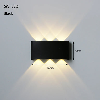 Outdoor Waterproof LED Wall Lamp for Stylish Illumination - Smarsty