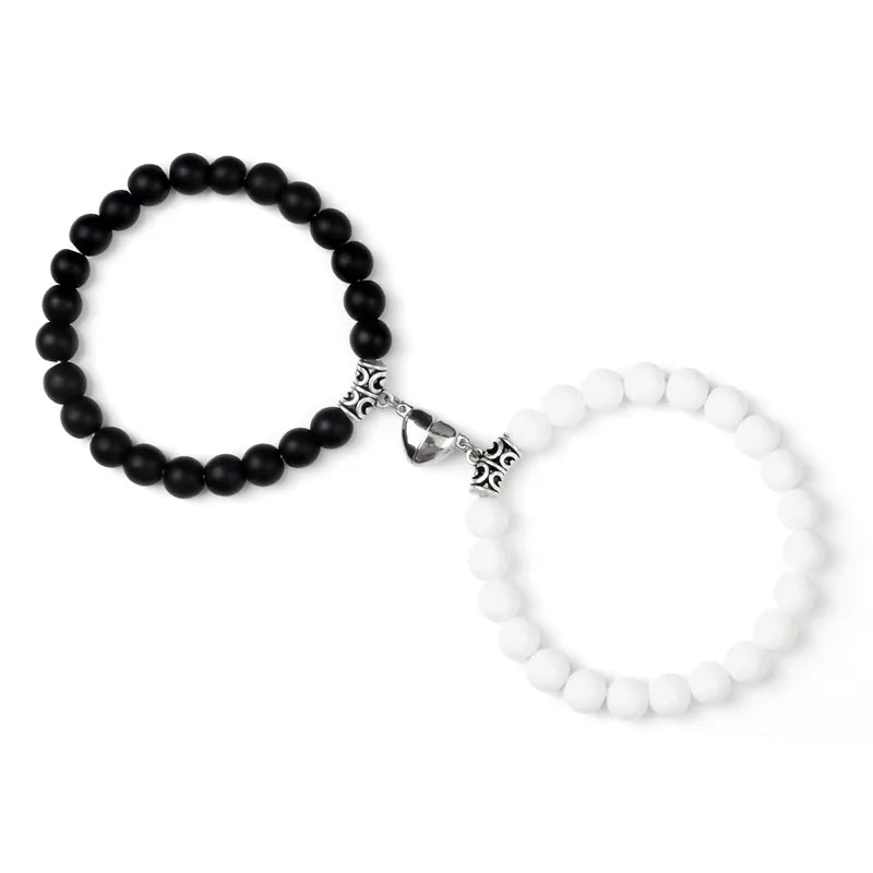 Natural Stone Couple Bracelets Set for Friendship - Smarsty
