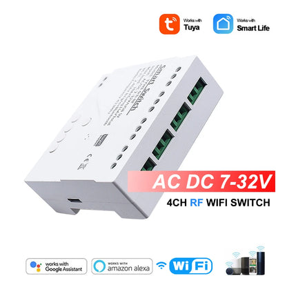 Smart WiFi Relay Switch Module with Alexa Compatibility - Smarsty