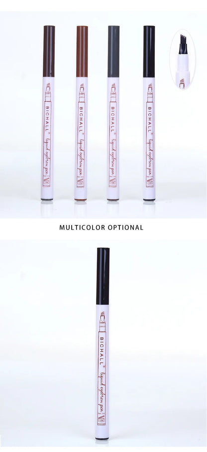 4D Microblading Eyebrow Pen Long Lasting Waterproof Formula - Smarsty