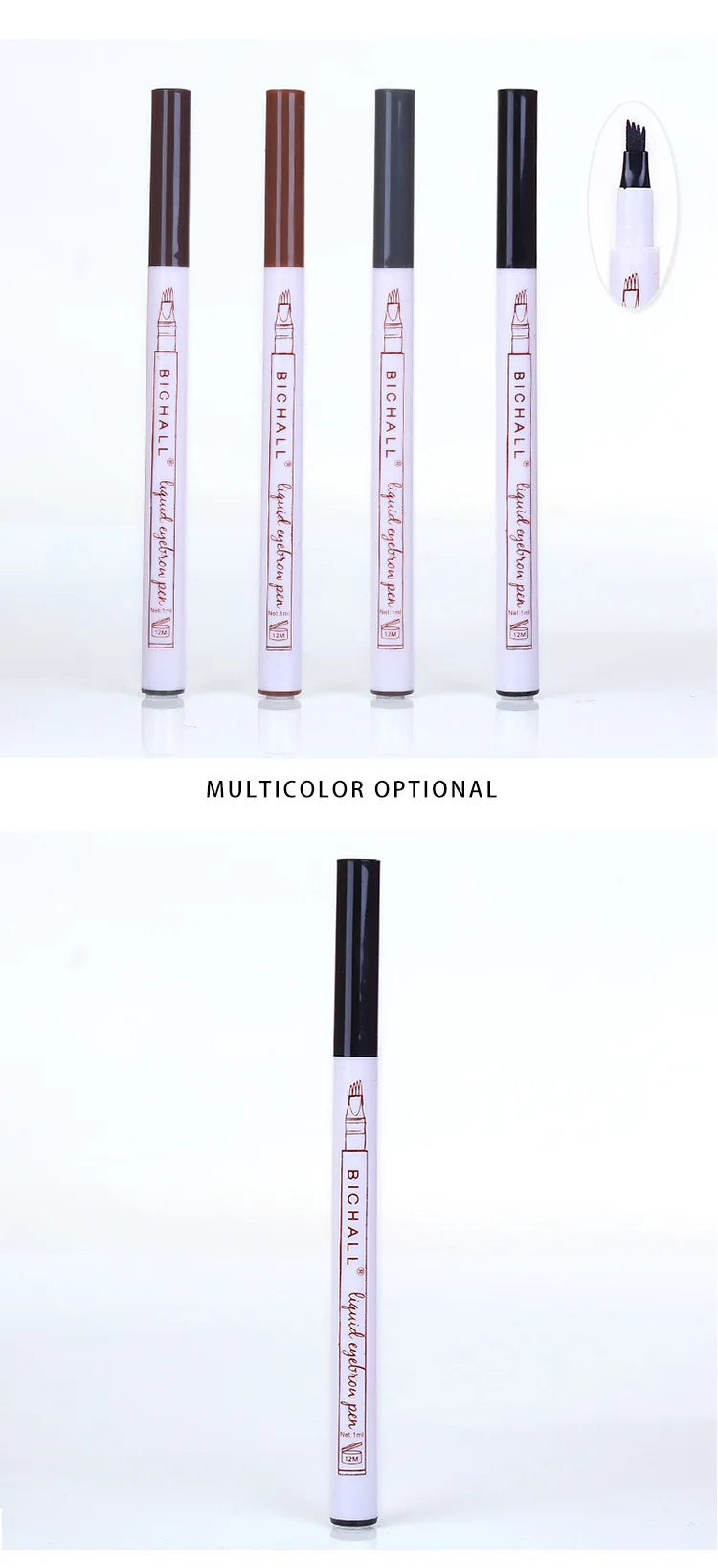 4D Microblading Eyebrow Pen Long Lasting Waterproof Formula - Smarsty
