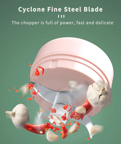 HiPiCok Meat Grinder Electric Garlic Crusher Food Chopper Mini Garlic Press Vegetable Chopper Masher Machine USB Kitchen Gadgets by Smarsty