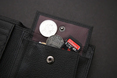 Classic Short Genuine Leather Men Wallets Fashion Coin Pocket Card Holder Men Purse Simple Quality Male Wallets - Smarsty