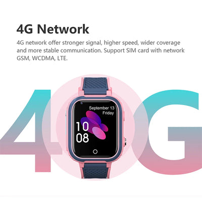 Kids 4G Smart Watch with GPS Video Call Feature - Smarsty