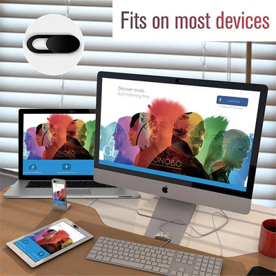 20/10/5/1pcs Sliding Webcam Cover Laptop Camera Cover Slider Phone Antispy For iPad PC Macbook Tablet lenses Privacy Sticker - Smarsty