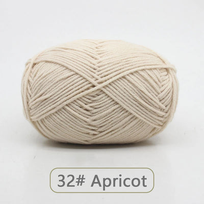 Soft Wool Milk Cotton Yarn for Knitting and Crochet - Smarsty