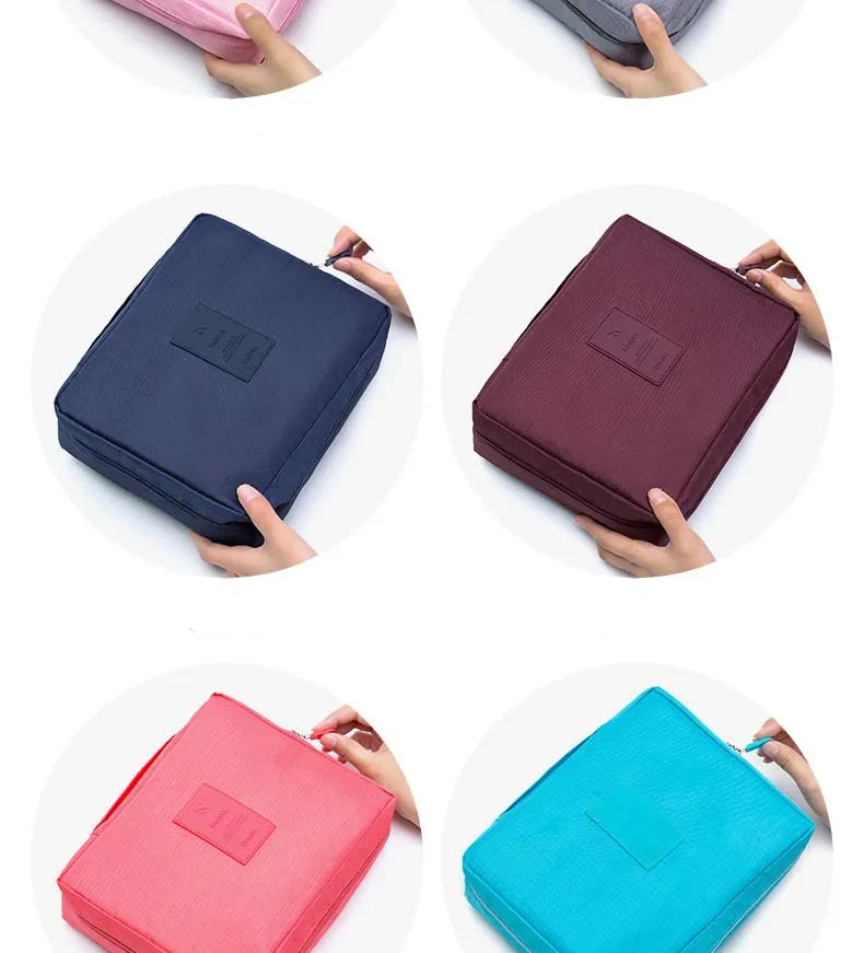 Outdoor Travel Cosmetic Bag Waterproof Organizer For Women - Smarsty