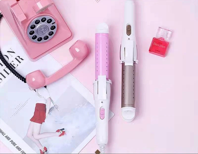 Professional Temperature Setting Electric Hair Curler Wand - Smarsty