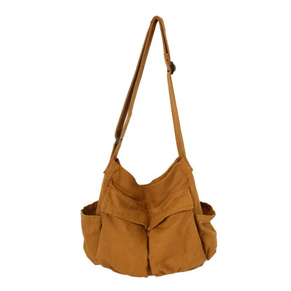 Women Vintage Canvas Tote Bag Crossbody Shoulder Purse - Smarsty