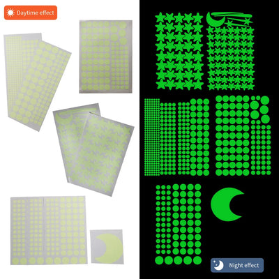 Luminous Moon Stars Wall Stickers for Kids Decor - Smarsty