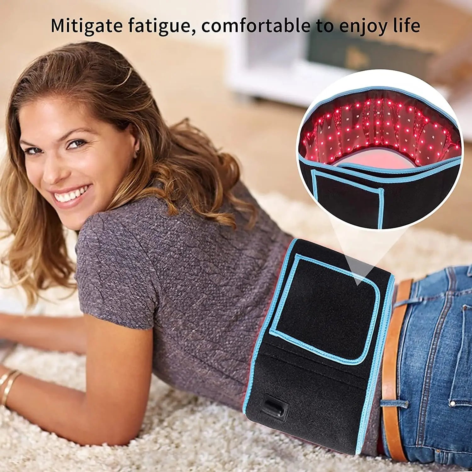 Red and Infrared Light Therapy Belt for Fat Burning - Smarsty