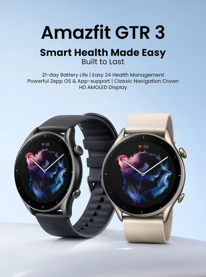 Amazfit GTR 3 Smartwatch with Built-in Alexa and GPS - Smarsty