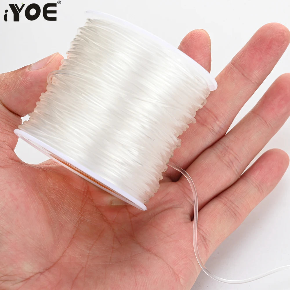 Transparent Elastic Cord Thread For Jewelry Making Durable - Smarsty
