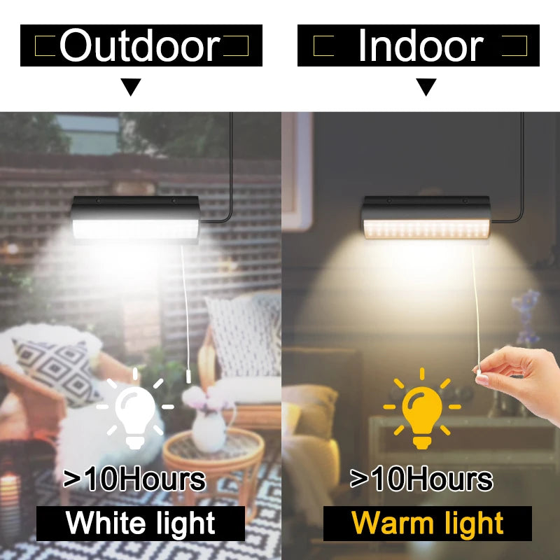 Upgraded Solar Pendant Lights with Auto On Off Feature - Smarsty