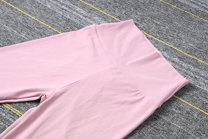 SOISOU Nylon Gym Yoga Pants Women Leggings For Fitness High Waist Long Pants Women Hip Push UP Tights Women Clothing 2 Types - Smarsty