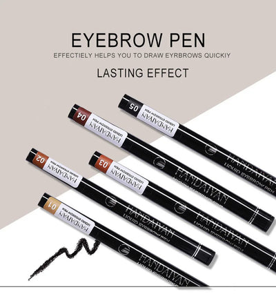 4D Microblading Eyebrow Pen Long Lasting Waterproof Formula - Smarsty