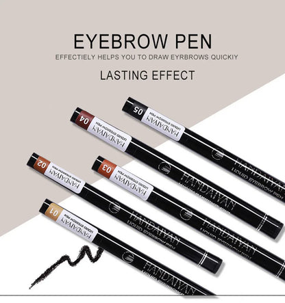 4D Microblading Eyebrow Pen Long Lasting Waterproof Formula - Smarsty