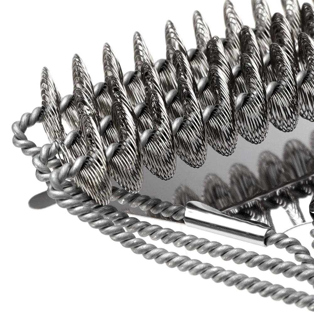 Bristle Free Grill Brush Rust Resistant Stainless Steel - Smarsty