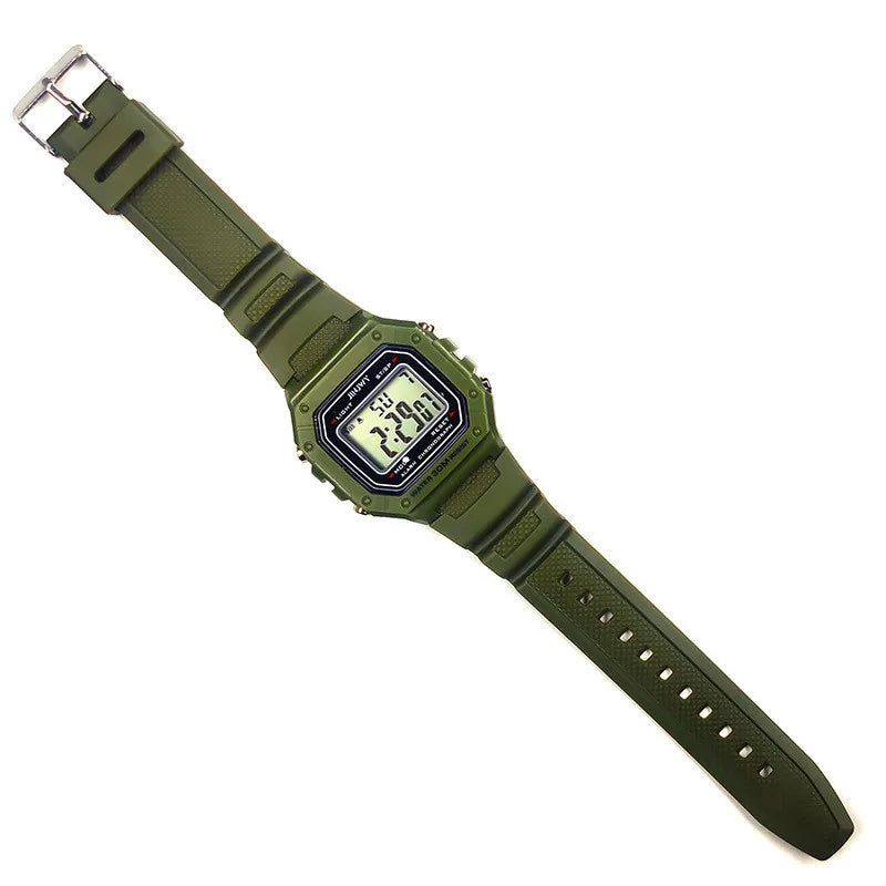 Luxury Waterproof Digital Men's Wristwatch with Square Dial - Smarsty