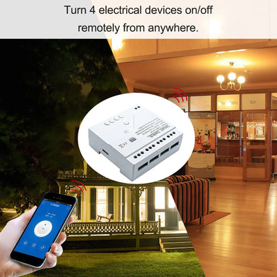 Smart WiFi Relay Switch Module with Alexa Compatibility - Smarsty