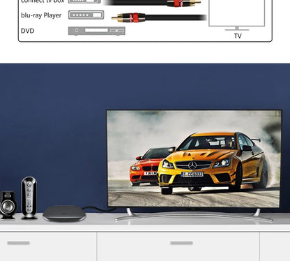 Coaxial Digital Audio RCA Cable for Superior Sound Quality - Smarsty