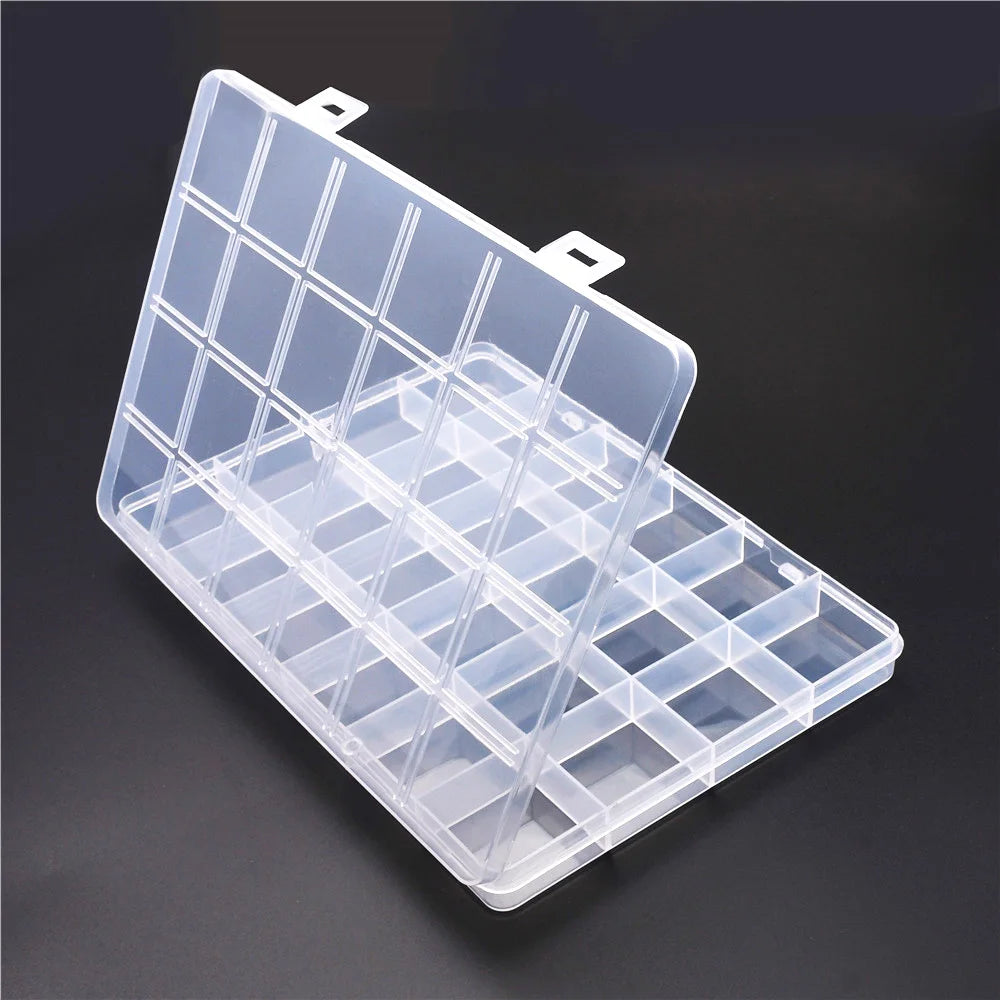 Plastic Jewelry Organizer Storage Box With Dividers - Smarsty