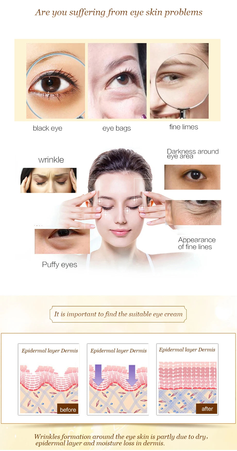 Crystal Collagen Gold Eye Masks for Dark Circles - Smarsty