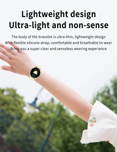 LIGE Smart Watch for Ladies with Full Touch Screen - Smarsty